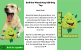 Bud the Weed Nug 420 Dog Toy