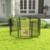 Pet Playpen, Pet Dog Fence Playground, Camping, 40" High, Heavy Duty for Small Dogs/Puppies, 8 Panel.