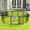 Pet Playpen, Pet Dog Fence Playground, Camping, 32" High, Heavy Duty for Small Dogs/Puppies, 12 Panel.