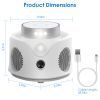 360° Ultrasonic Mice Repellent Indoor Rodent Repeller Mice Rat Squirrel Rodent Chaser