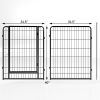 Pet Playpen, Pet Dog Fence Playground, Camping, 40" High, Heavy Duty for Small Dogs/Puppies, 8 Panel.