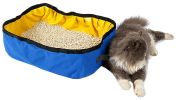 Pet Life 'Litter Go' Travel Folding Waterproof Kitty Cat Litterbox and Bath