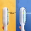 Cat Brushes for Indoor Cats, Dog Brush for Shedding with Metal Cat Comb, Self Cleaning Pet Hair Brush with Release Button for Grooming Kitten